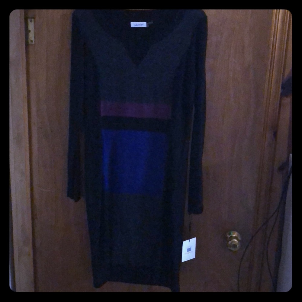 Calvin Klein sweater dress NWT